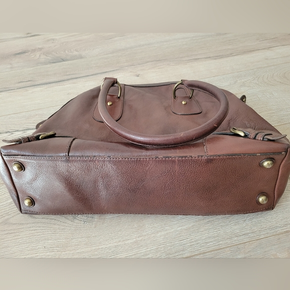 Banana Republic Brown Leather purse/bag. - Picture 5 of 9